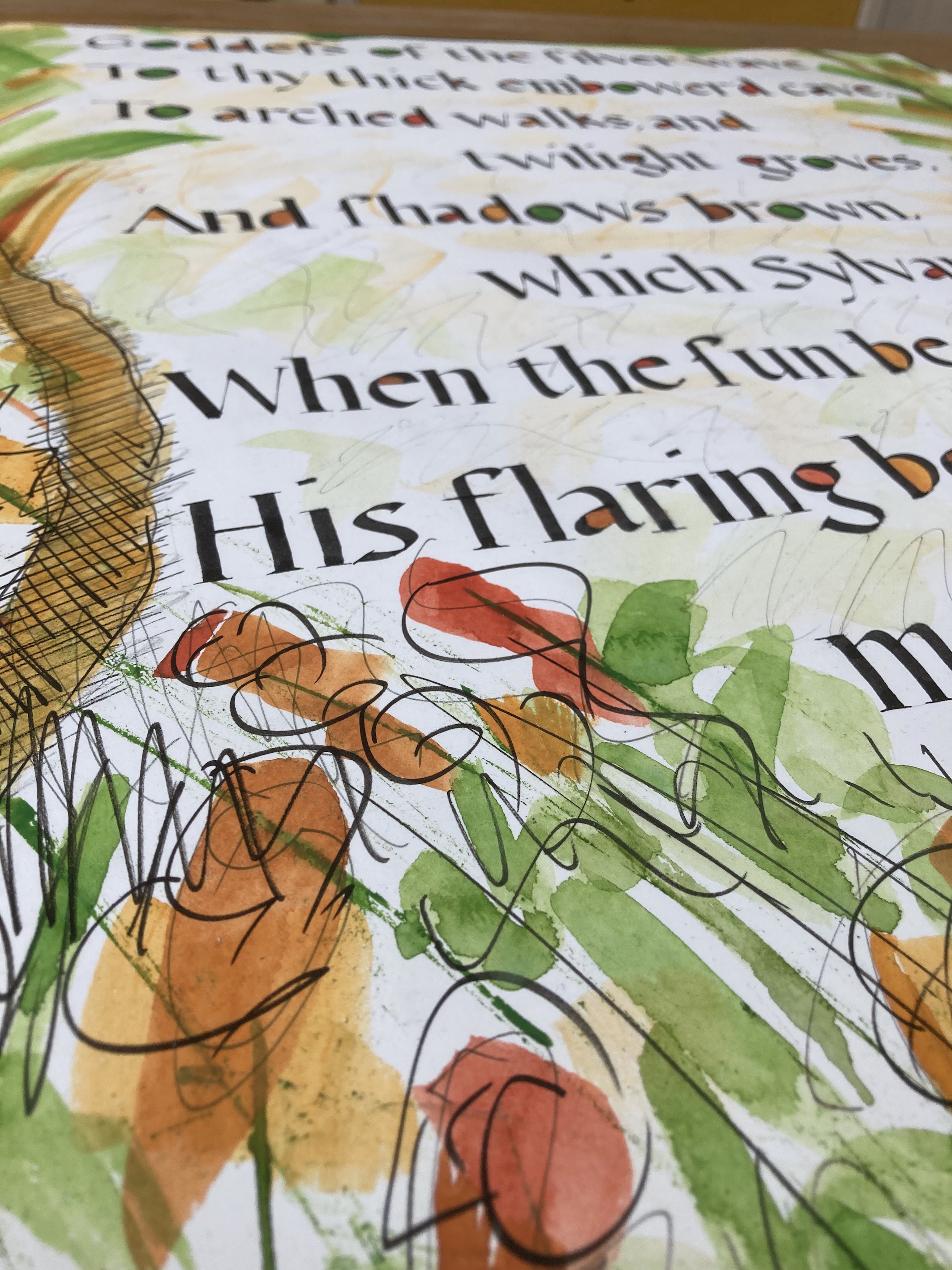 calligraphy commission